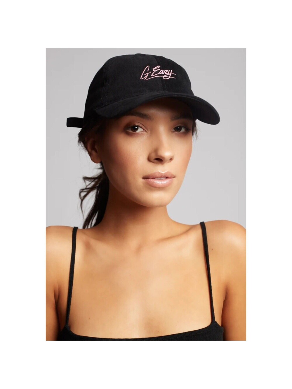 G-Eazy Black Dad Hat Tour Men Women Strap Back Adjustable G Eazy Pink Concert OS